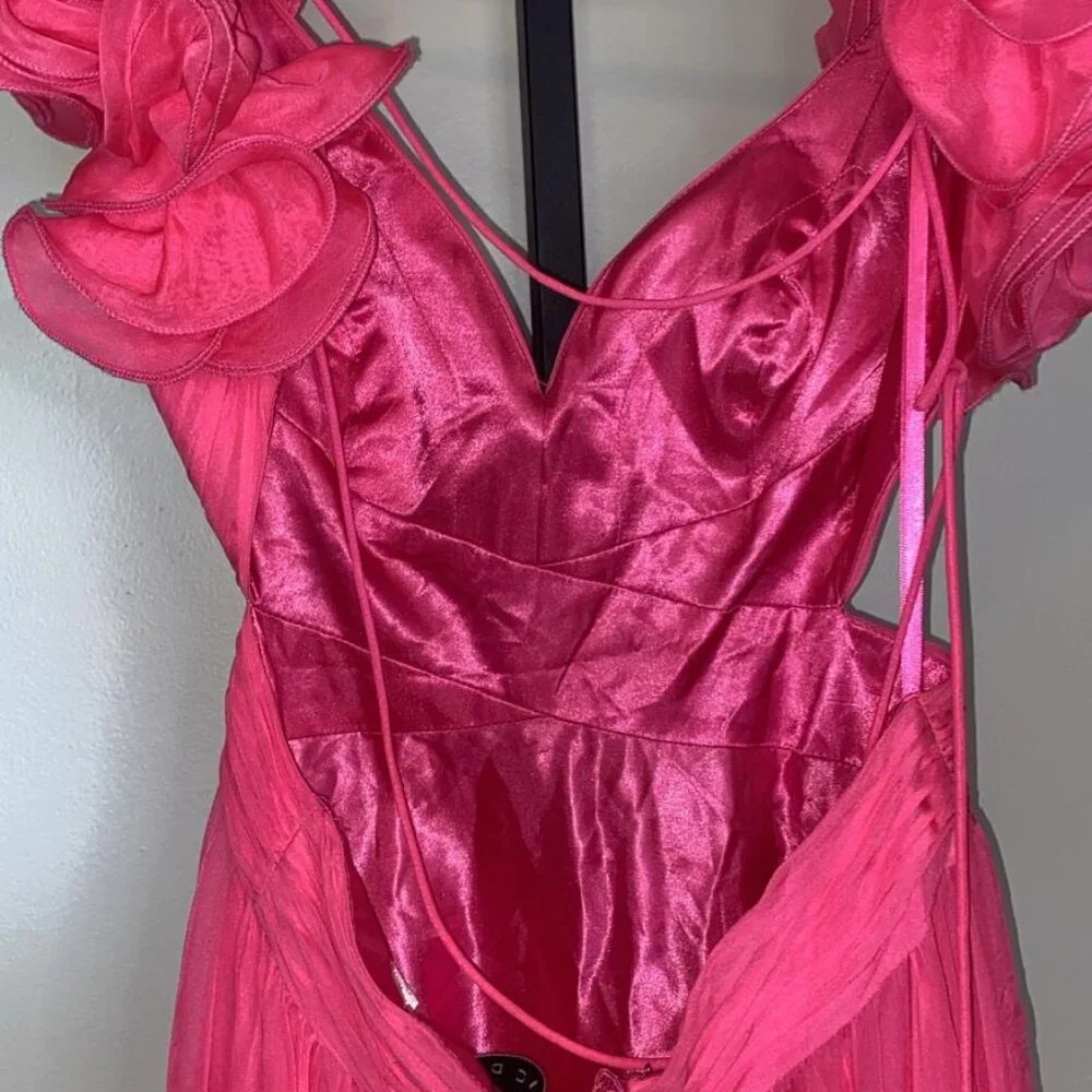 Chiffon Prom Dress by Mac Duggal - Picture 9 of 12